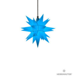 Herrnhuter Stern A4 blau Kunststoff - 40 cm