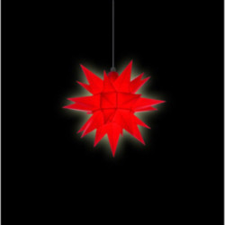 Herrnhuter Stern A4 rot Kunststoff - 40 cm