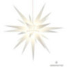 Herrnhuter Moravian Star I8 White Paper - 80cm/31 inch