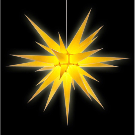 Herrnhuter Moravian Star I8 Yellow Paper - 80cm/31 inch