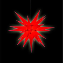 Herrnhuter Stern I7 rot Papier - 70 cm