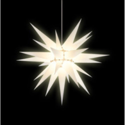 Herrnhuter Moravian Star I7 White Paper - 70 cm / 27.6 inch