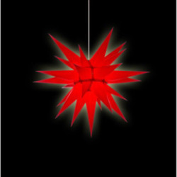 Herrnhuter Stern I6 rot Papier - 60 cm