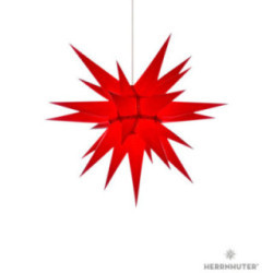 Herrnhuter Moravian Star I6 Red Paper - 60 cm / 23.6 inch