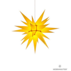 Herrnhuter Stern I6 gelb Papier - 60 cm