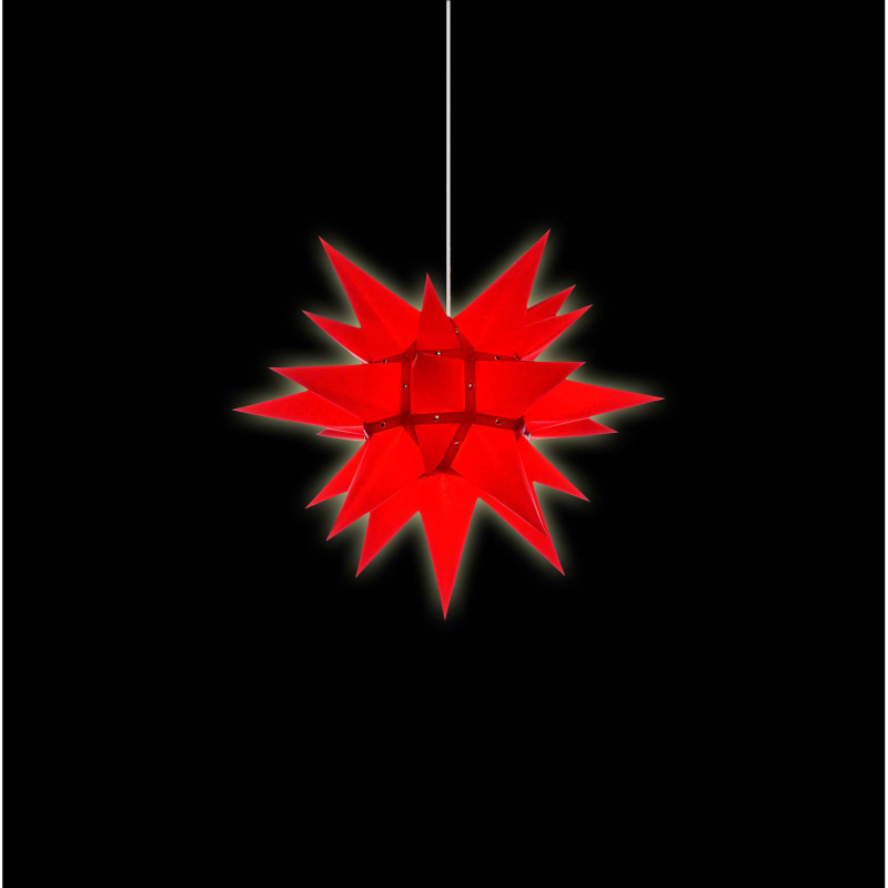 Herrnhuter Stern I4 rot Papier - 40 cm