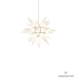 Herrnhuter Moravian Star I4 White Paper - 40 cm / 15.7 inch