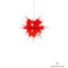 Herrnhuter Moravian Star I4 White with Red Core Paper - 40 cm / 15.7 inch