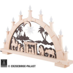 Schwibbogen Herrnhuter Lichterbogen - 65x40 cm / 25.6x15.7 inch