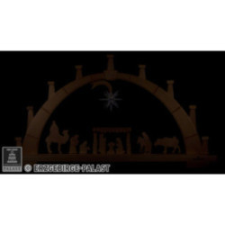 Schwibbogen Herrnhuter Lichterbogen - 65x40 cm / 25.6x15.7 inch