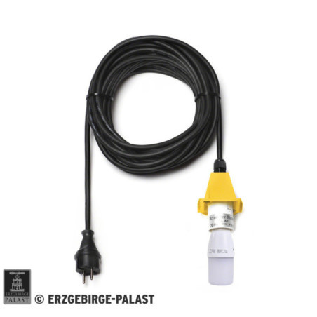 Cable for Outside Star 29-00-A4 and 29-00-A7, 10m Black, LED, Cover Yellow