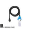 Kabel für Aussenstern 29-00-A4 und 29-00-A7, 5 m schwarz, LED, Deckel blau