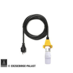 Kabel für Aussenstern 29-00-A4 und 29-00-A7, 5 m schwarz, LED, Deckel gelb