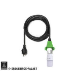 Kabel für Aussenstern 29-00-A4 und 29-00-A7, 5 m schwarz, LED, Deckel grün