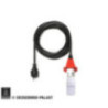 Cable for Outside Star 29-00-A4 and 29-00-A7, 5m Black, LED, Cover Red