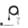 Kabel für Aussenstern 29-00-A4 und 29-00-A7, 5 m schwarz, LED, Deckel weiß