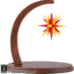 Sternenbogen nussbaum mit A1e gelb-rot - 29 cm