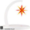 Star Arch White with A1e Yellow-Red - 29 cm / 11.4 inch