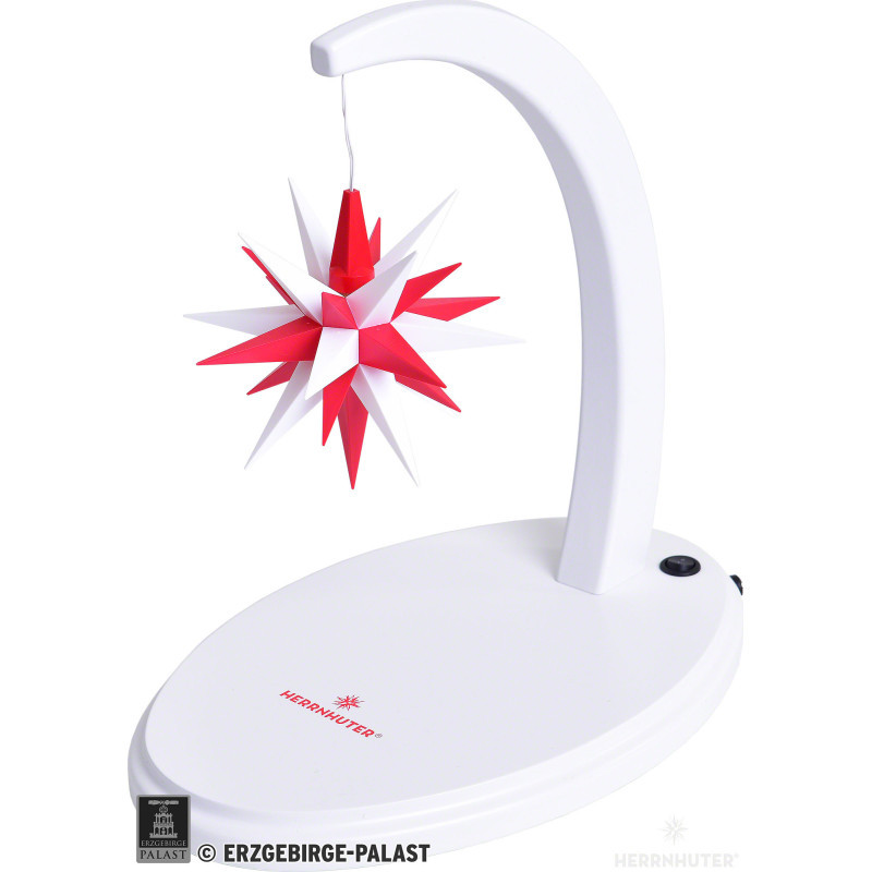 Sternenbogen weiß mit A1e weiß-rot - 29 cm