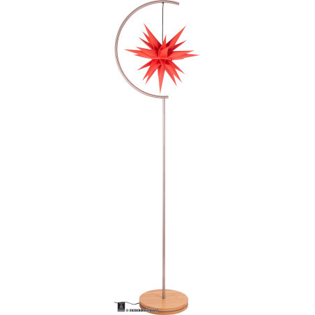 Sternenleuchte Innenbereich mit I6 rot - 236 cm