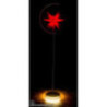 Sternenleuchte Innenbereich mit I6 rot - 236 cm