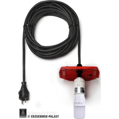 Kabel für Aussenstern 29-00-A13, 10 m schwarz, LED, Deckel rot, EU