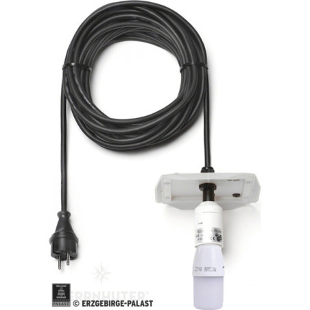 Kabel für Aussenstern 29-00-A13, 10 m schwarz, LED, Deckel weiß, EU