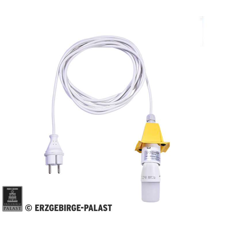 Innenkabel für Stern 29-00-A4 und 29-00-A7, 5 m weiß, LED, Deckel gelb