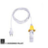Innenkabel für Stern 29-00-A4 und 29-00-A7, 5 m weiß, LED, Deckel gelb