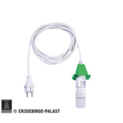 Innenkabel für Stern 29-00-A4 und 29-00-A7, 5 m weiß, LED, Deckel grün