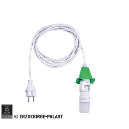 Innenkabel für Stern 29-00-A4 und 29-00-A7, 5 m weiß, LED, Deckel grün