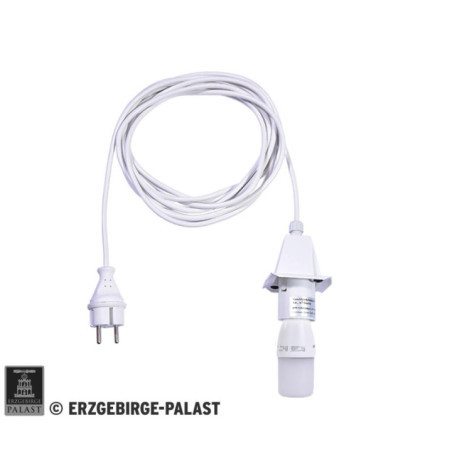 Innenkabel für Stern 29-00-A4 und 29-00-A7, 5 m weiß, LED, Deckel weiß