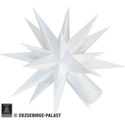 Ersatzstern für Sternenkette A1s weiß Kunststoff - 13 cm