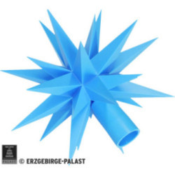 Ersatzstern für Sternenkette A1s blau Kunststoff - 13 cm