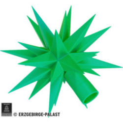 Ersatzstern für Sternenkette A1s grün Kunststoff - 13 cm