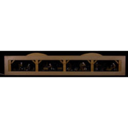 Illuminated Stand with Undergrund Mine and Lorry Pusher - 74x11,5 cm / 30x4.5 inch