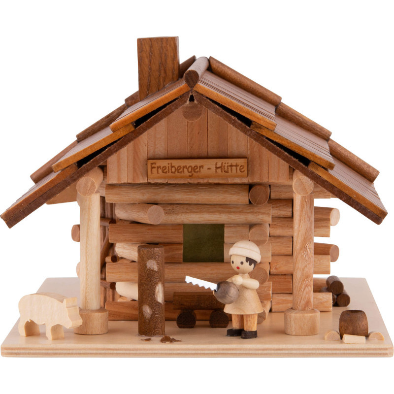 Smoking Hut - Freiberg Hut with LED - 12,5 cm / 5 inch