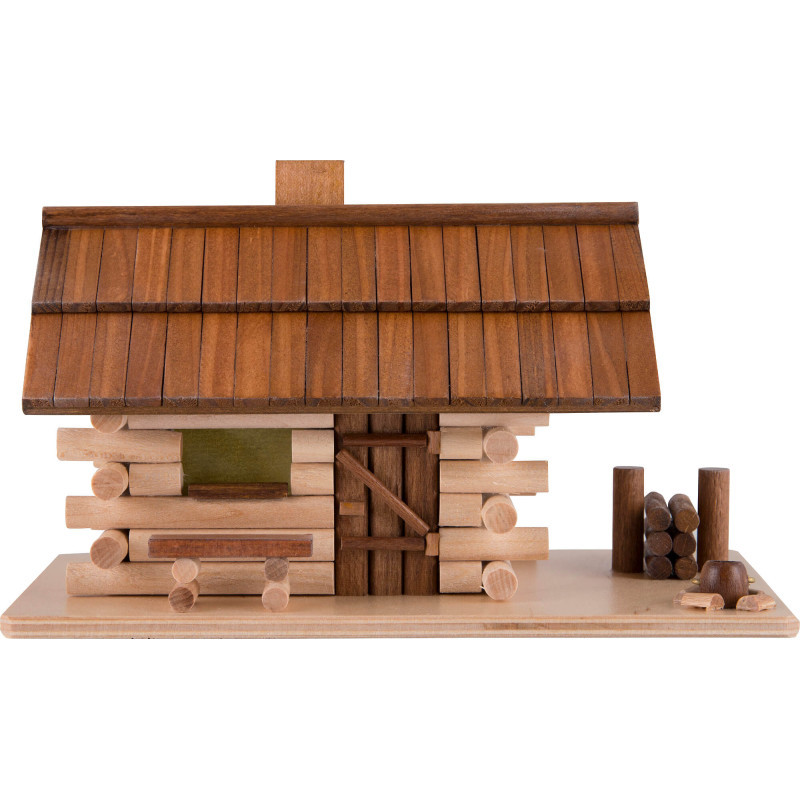 Smoking Hut - Forest Hut with LED - 10 cm / 4 inch