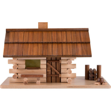 Smoking Hut - Forest Hut with LED - 10 cm / 4 inch