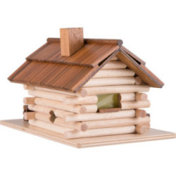 Smoking Hut - Forest Hut with LED - 10 cm / 4 inch