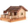 Räucher-Lichterhaus Bauernhof mit Figur - 17 cm