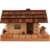 Smoking Lighted House - Forest Hut - 18 cm / 7.1 inch