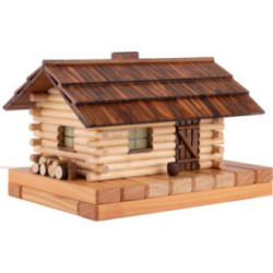 Smoking Lighted House - Forest Hut - 18 cm / 7.1 inch