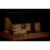 Smoking Lighted House - Forest Hut - 18 cm / 7.1 inch