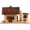 Smoking Hut - Adventure Farm - 12 cm / 4.7 inch