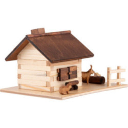 Smoking Hut - Adventure Farm - 12 cm / 4.7 inch