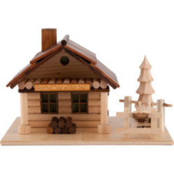 Smoking Hut - Restaurant "Zur wilden Sau" with LED - 12 cm / 4.7 inch