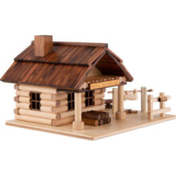 Smoking Hut - Restaurant "Zur wilden Sau" with LED - 12 cm / 4.7 inch
