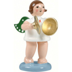 Angel without Crown with Cymbal - 6,5 cm / 2.5 inch