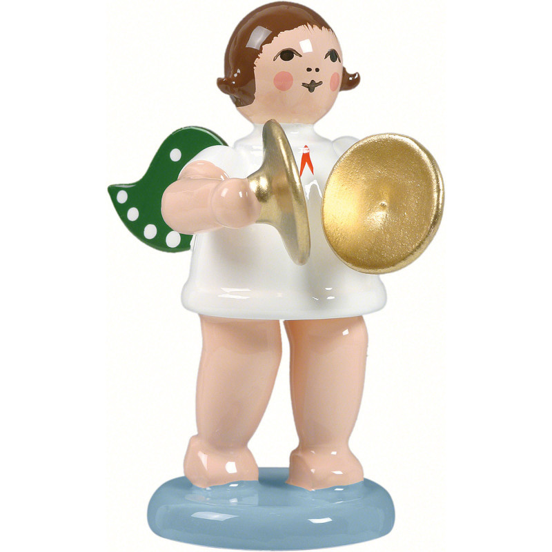 Angel without Crown with Cymbal - 6,5 cm / 2.5 inch